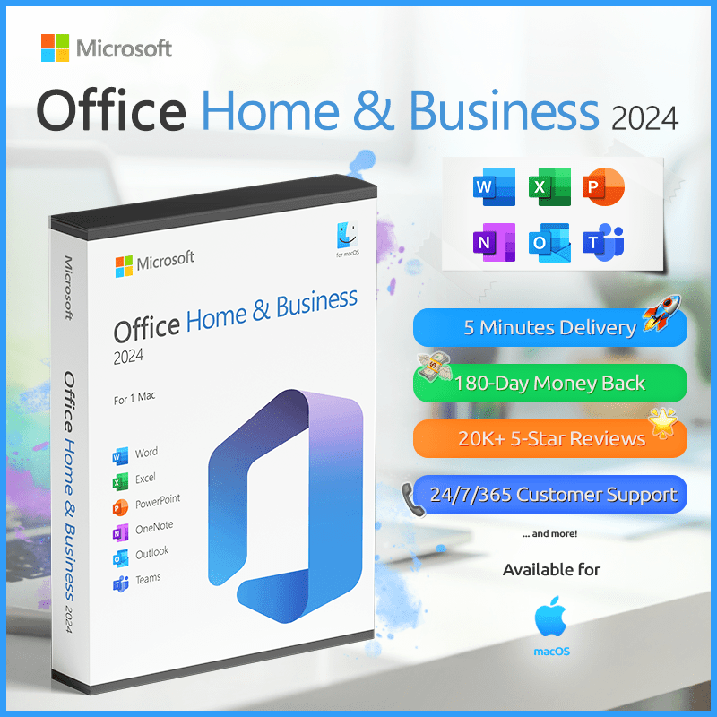 Microsoft Office 2024 Hogar y Empresas para Mac 