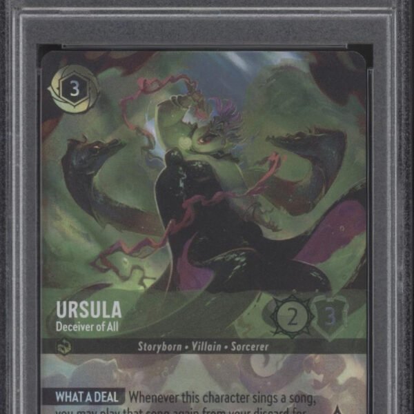 Ursula Disney Lorcana Into the Inklands Enchanted #212 PSA 9