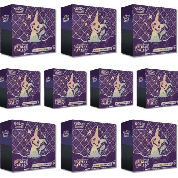 Pokemon Scarlet & Violet Paldean Fates | Elite Trainer Box (Sealed Case of 10)