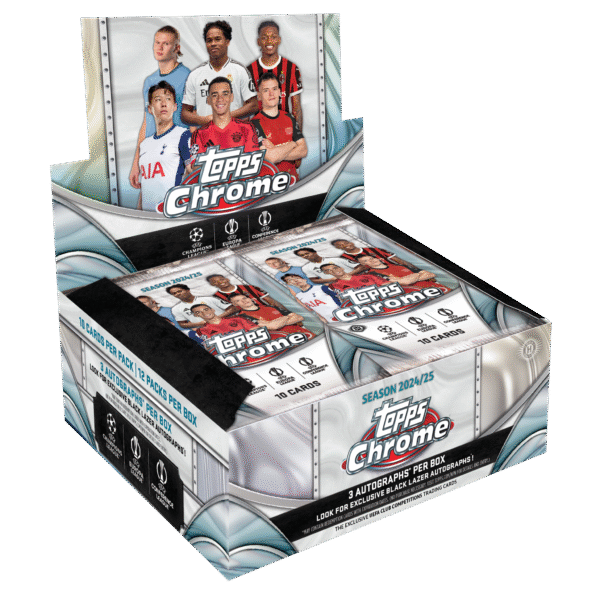 2024/25 Topps UEFA Club Competitions Chrome Soccer Jumbo Box