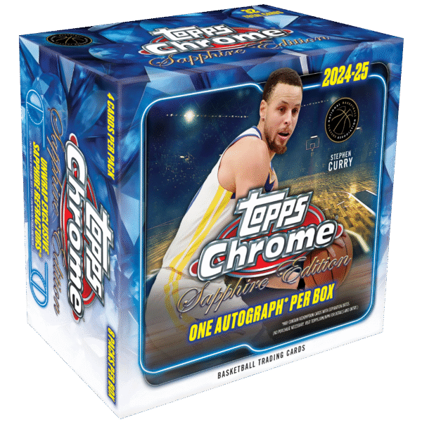 2024/25 Topps Chrome Basketball Sapphire Edition Box