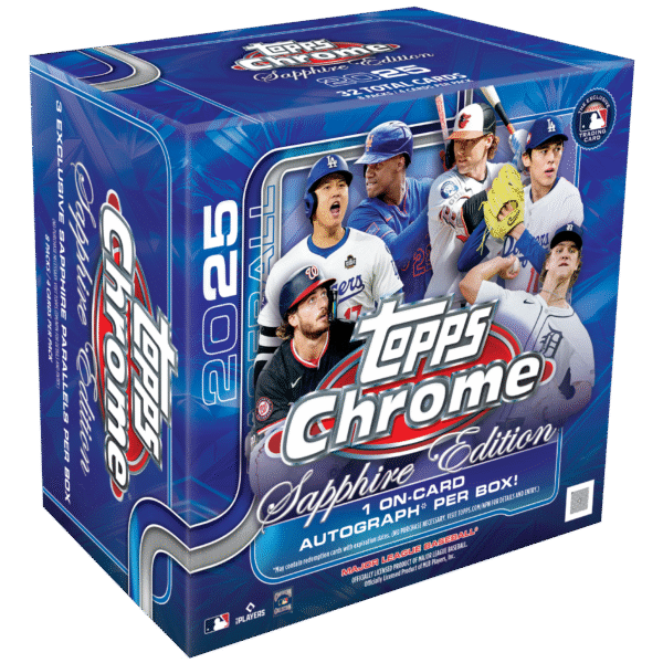 2025 Topps Chrome Baseball Sapphire Edition Box