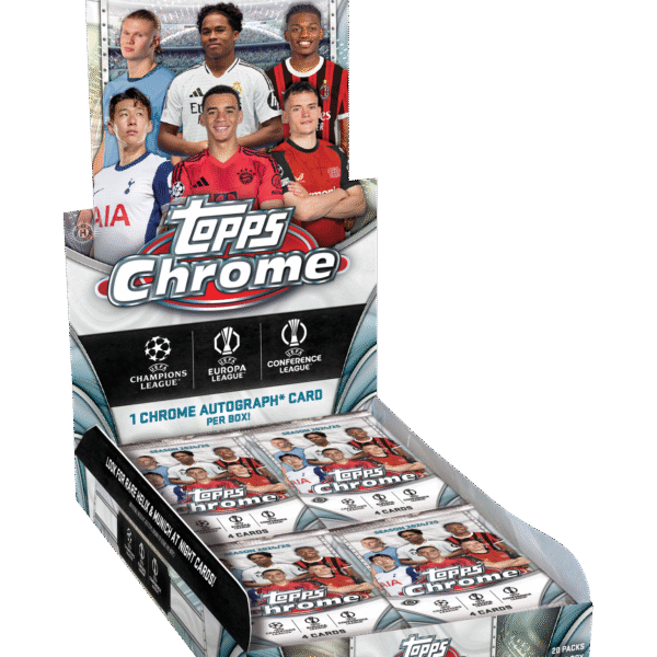 2024/25 Topps UEFA Club Competitions Chrome Soccer Hobby Box