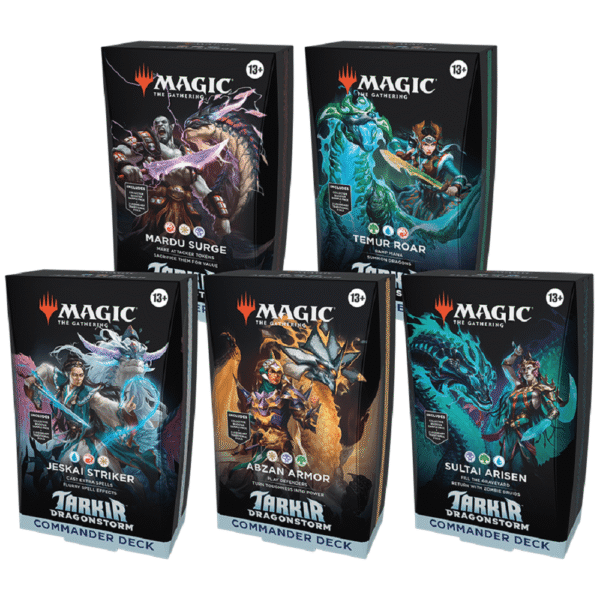 Magic the Gathering: Tarkir Dragonstorm Commander Deck Set (Set-of-5)