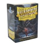 Dragon Shield Sleeves: Black Matte (Box Of 100)