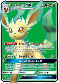 157755_in_1000x1000Small_1024x1024.png Leafeon GX (Full Art) - SM - Ultra Prism (SM05) - Image 1