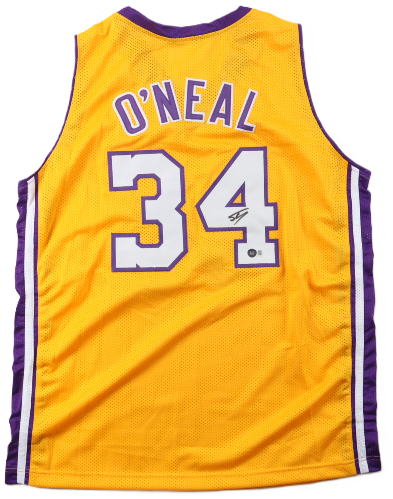 1729003670-Shaquille-O-Neal-Signed-Jersey-Beckett-PristineAuction_1024x1024.png Shaquille O'Neal Signed Autographed Custom Jersey (Beckett) - Image 1