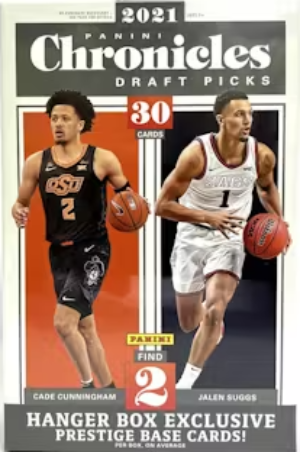 2021_Panini_Chronicles_Draft_Picks_Basketball_Hanger_Box_5c97222d-c750-4030-a9e7-8df0c07ca2a8_1024x1024.png 2021 Panini Chronicles Draft Picks Basketball Hanger Box - Image 1