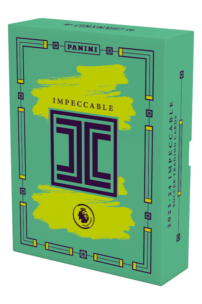 23-24_impeccable_sc_lid_hobby_1_1024x1024.png 2023-24 Panini Impeccable Soccer Trading Card Hobby Box - Image 1