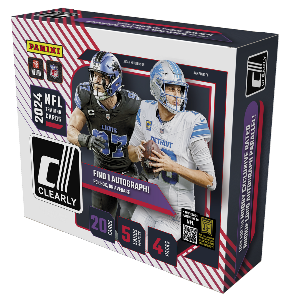24_clearly_fb_hobby_a7160_71f39723-28cc-465b-aea0-4fbc817cf480_1024x1024.png 2024 Panini Clearly Donruss Football Hobby Box - Image 1