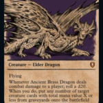 Ancient Brass Dragon (Showcase) - Commander Legends: Battle for Baldur's Gate (CLB)