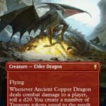 Ancient Copper Dragon (Borderless) - Commander Legends: Battle for Baldur's Gate (CLB)