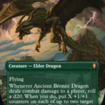 Ancient Bronze Dragon (Borderless) - Commander Legends: Battle for Baldur's Gate (CLB)