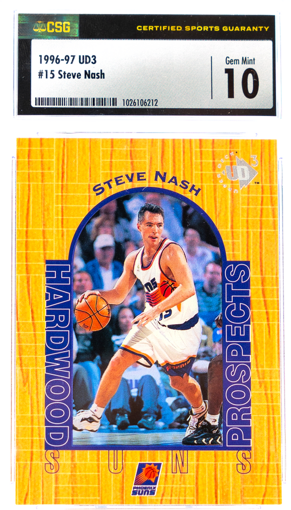 2R7A7043_1024x1024-1.png 1996-97 UD3 Upper Deck - Steve Nash 15 - CSG CGC 10 - Image 1