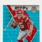 2020 Panini Mosaic - Patrick Mahomes II 297 - Blue Fluorescent /15 - PSA 10