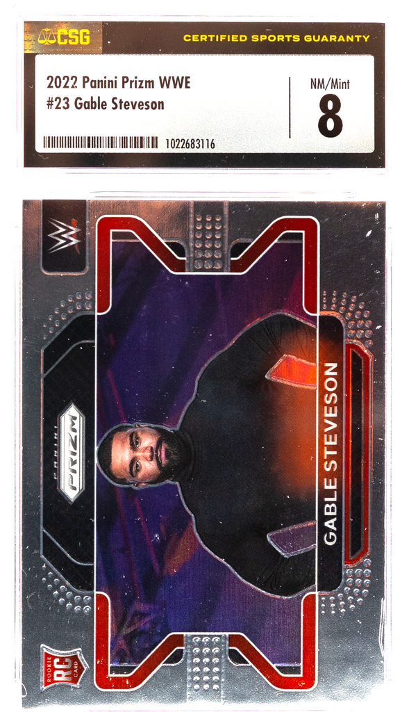 2R7A7932_1024x1024-1.png 2022 Panini Prizm WWE - Gable Stevenson 23 - CSG CGC 8 - Image 1