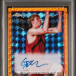 2023 Topps Chrome - Gradey Dick CGGD - Orange Geometric Auto /25 - PSA 10