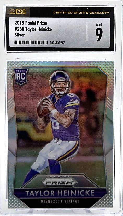 372A86E7-1F2E-4E17-9240-5B987C60F5C9_1024x1024-1.png 2015 Panini Prizm - Taylor Heinicke 288 - Silver - CSG 9 - Image 1