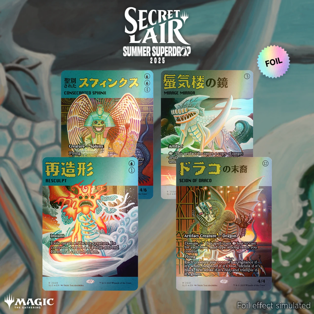 4811007f0333a59778cbf76d556af8f9_KR_1272_Q90_1024x1024.png Secret Lair Drop: Summer Superdrop 2025 - Featuring: Imiri Sakabashira (Rainbow Foil Edition) - Secret Lair Drop Series (SLD) - Image 1