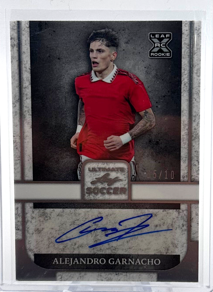 4960E5C8-159B-4043-816F-20A9C9355827_1024x1024.png 2022 Leaf Ultimate Soccer - Alejandro Garnacho BA-AG1 - Silver /10 - Image 1