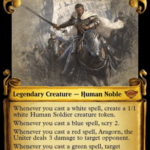 Aragorn, the Uniter (Showcase Scrolls) - Universes Beyond: The Lord of the Rings: Tales of Middle-earth (LTR)