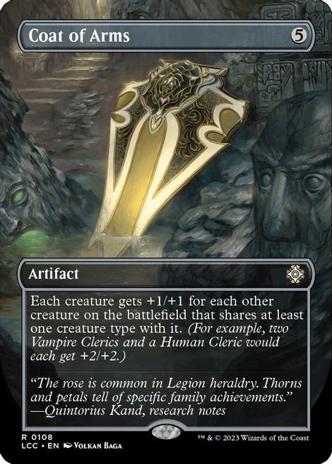 526437_1024x1024-1.jpg Coat of Arms (Borderless) - Commander: The Lost Caverns of Ixalan (LCC) - Image 1