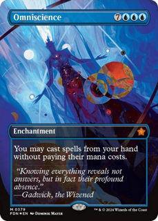 557924_in_1000x1000Small_1024x1024-1.png Omniscience (Borderless) (Mana Foil) - Foundations (FDN) - Image 1
