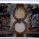 2024 Topps Tribute - Chipper Jones Ronald Acuna JR DR2-JA - Dual Relic  /25