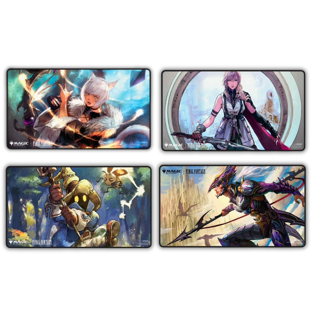 5_9b9ebfd1-4ad9-4189-874a-8977dbb6ebe1_1024x1024.png Ultra Pro Premium Black Stitched Playmat - Magic: The Gathering - Final Fantasy - Image 1