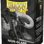 Dragon Shield Sleeves: Non-Glare Black Matte (Box Of 100)