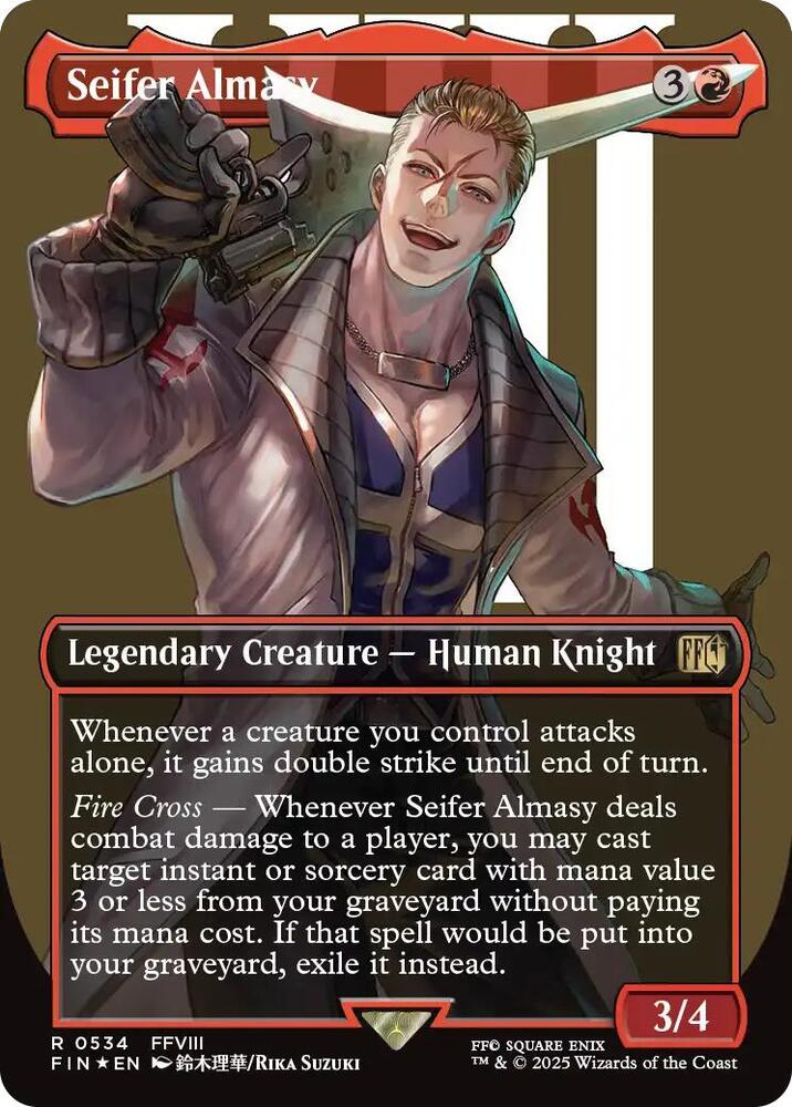 634207_in_1000x1000_cc11bf7c-075c-4fc6-876a-ac59873bd7d1_1024x1024-1.png Seifer Almasy (Borderless) (Surge Foil) - Final Fantasy (FIN) - Image 1