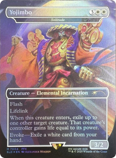 638153_in_1000x1000Small_1024x1024.png Yojimbo - Solitude (Rainbow Foil) - Secret Lair Drop Series (SLD) - Image 1