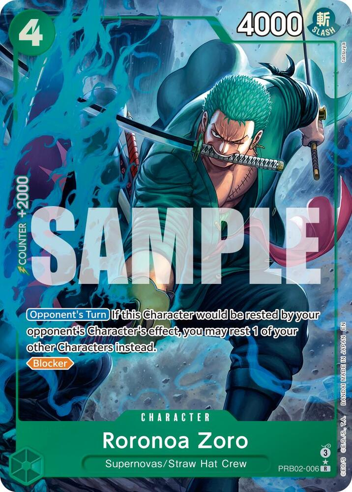 653431_in_1000x1000_151ad73e-b1e3-40ed-9ef2-bd7a5708f78f_1024x1024.png Roronoa Zoro - PRB02-006 (Alternate Art) - Premium Booster -The Best- Vol. 2 (PRB-02) - Image 1