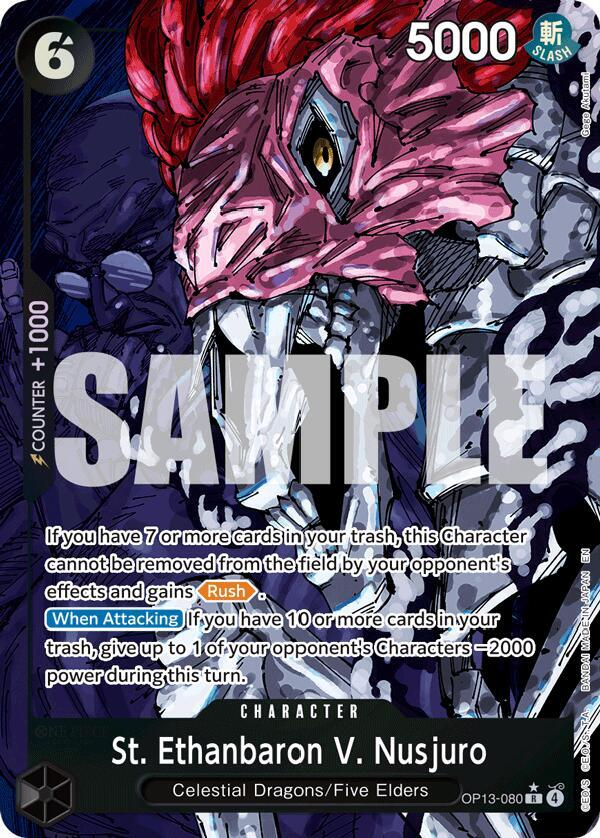 657347_in_1000x1000_d69a5860-2623-4251-b95b-57e6a2cc5676_1024x1024.png St. Ethanbaron V. Nusjuro (Alternate Art) - Carrying On His Will (OP13) - Image 1