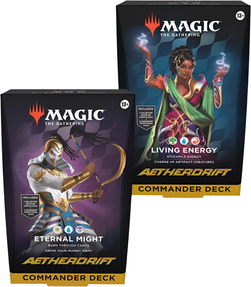 Aetherdrift_Commander_Decks_Set_of_2_1024x1024.png Magic: The Gathering Aetherdrift - Commander Deck - Image 1