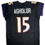 Nelson Agholor Autographed Signed Ravens Football Jersey (Beckett)