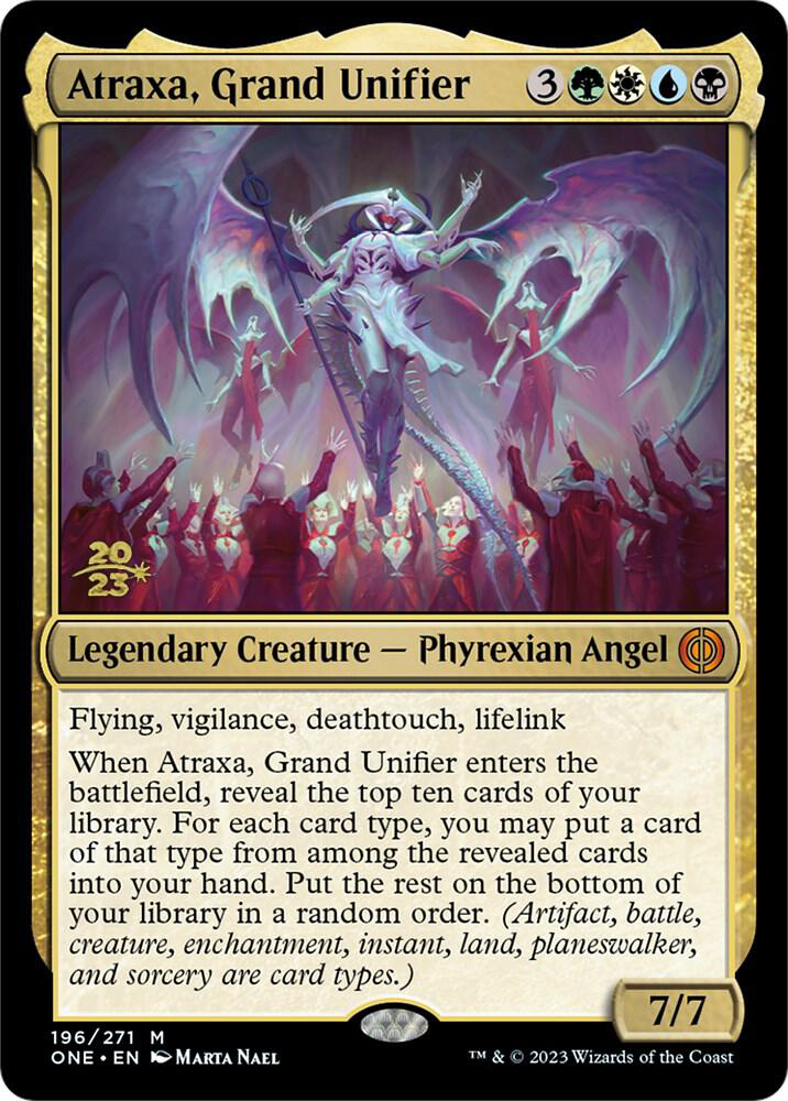 Atraxapre_1024x1024-1.png Atraxa, Grand Unifier - Prerelease Cards (PRE) - Image 1