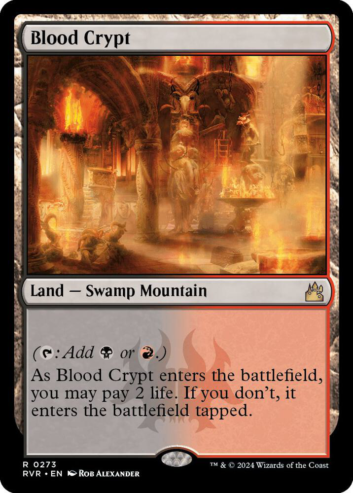 Bloodcryptrav_1024x1024-1.png Blood Crypt - Ravnica Remastered (RVR) - Image 1