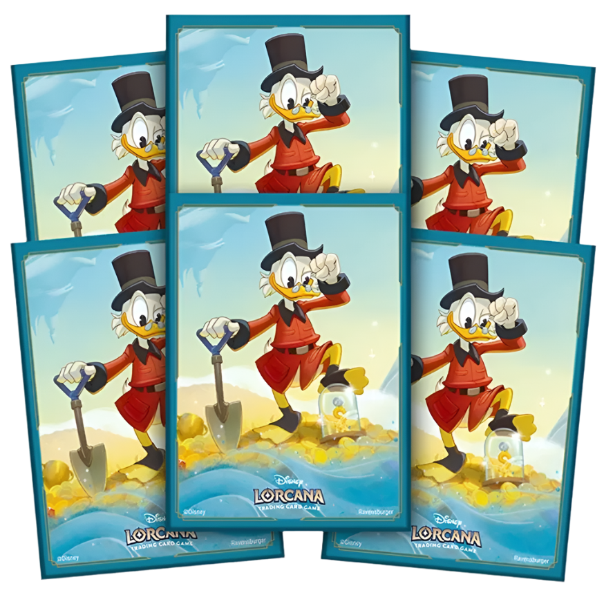 DisneyLorcanaCardSleeves-ScroogeMcDuck_65-Pack_1024x1024.png Disney Lorcana - Card Sleeves - Scrooge McDuck (65-Pack) - Image 1