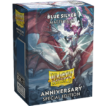 Dragon Shield Sleeves: 25th Anniversary Blue/Silver Matte Dual (Box of 100)