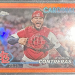 2024 Topps Chrome Baseball - Willson Contreras 234 - Orange /25