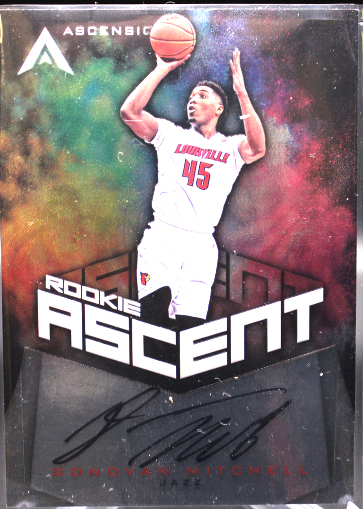 IMG_0709_1024x1024.png 2017-18 Panini Ascension - Donovan Mitchell ASC-DON - Rookie Ascent Auto /299 - Image 1