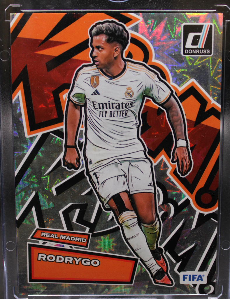 IMG_0713_1024x1024-1.png 2023 Panini Donruss Soccer - Rodrygo 2 - Kaboom - Image 1