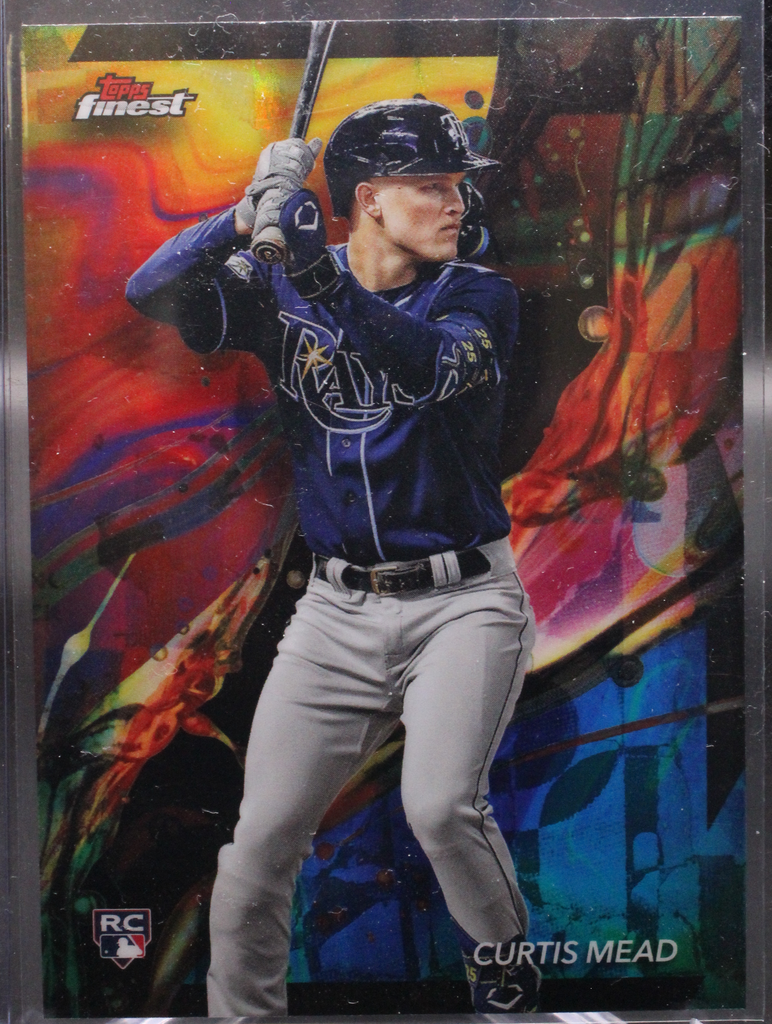 IMG_0742_1024x1024-1.png 2024 Topps Finest Baseball - Curtis Mead 78 - Oil Slick - Image 1