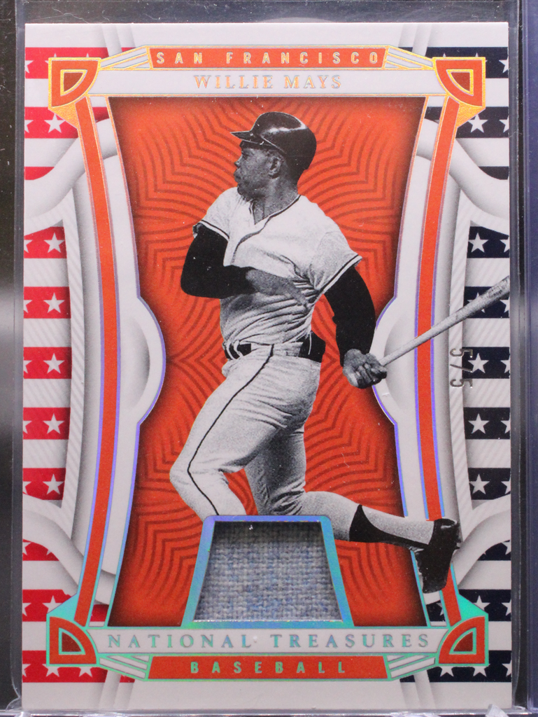 IMG_0784_36882e93-c6bb-4862-83a6-02cf4ba5fb6e_1024x1024.png 2023 Panini National Treasures Baseball - Willie Mays 45 - Mem /5 - Image 1