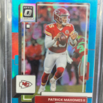 2022 Panini Donruss Optic Patrick Mahomes II #94 Teal Prizm 034/299