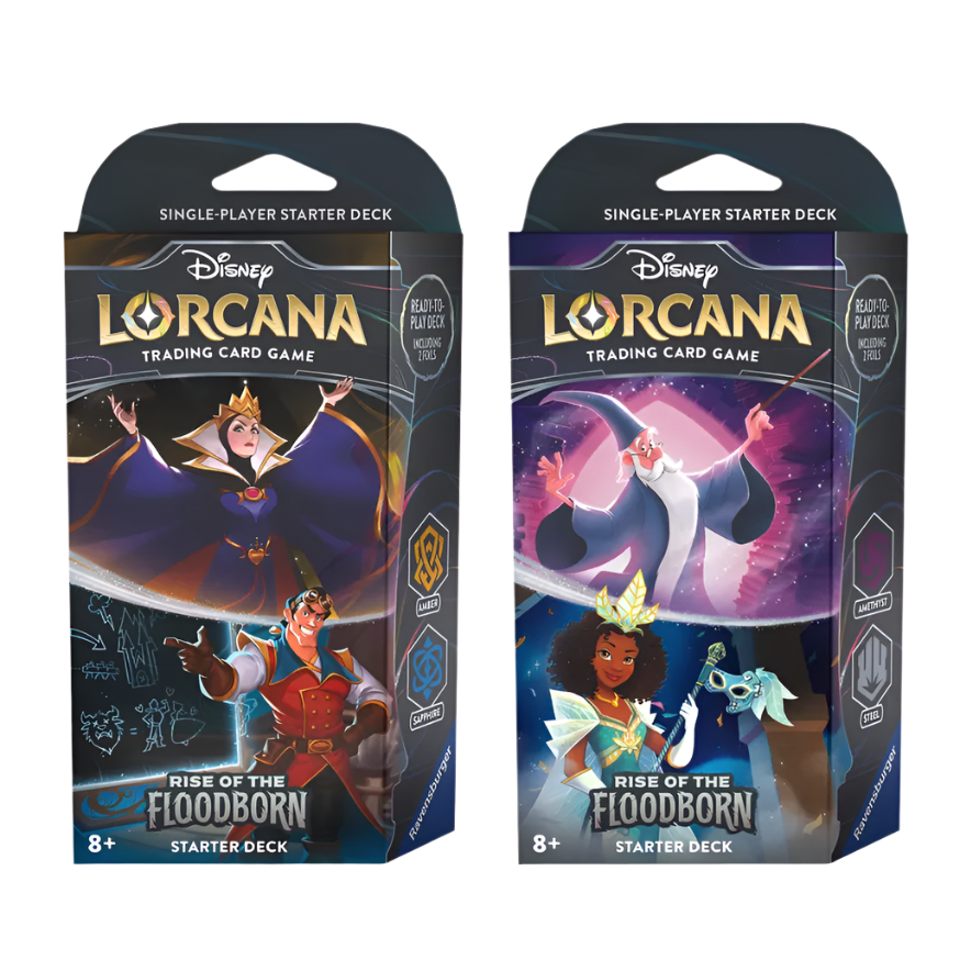 LorcanaFloodborn2DeckSet_1024x1024.png Disney Lorcana - Rise of the Floodborn Starter Deck - Image 1