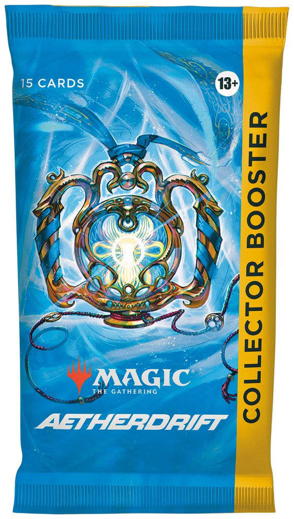 MTGDFT_EN_Bstr_Clctr_01_02_1024x1024.png Magic: The Gathering Aetherdrift - Collector Booster Pack - Image 1