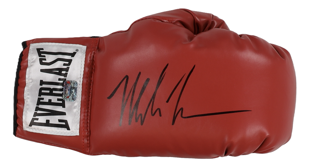 MikeTysonGlove1_7b699e89-46bc-48f8-9aa4-cdfc8d38b591_1024x1024.png Mike Tyson Autographed Signed Everlast Red Boxing Glove in Display Case - Fiterman Sports Group Authenticated - Image 1