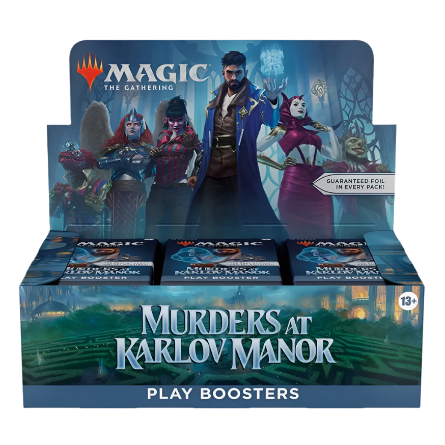 MurdersatKarlovManor-PlayBoosterDisplay_1024x1024.png Murders at Karlov Manor Play Booster Box - Image 1